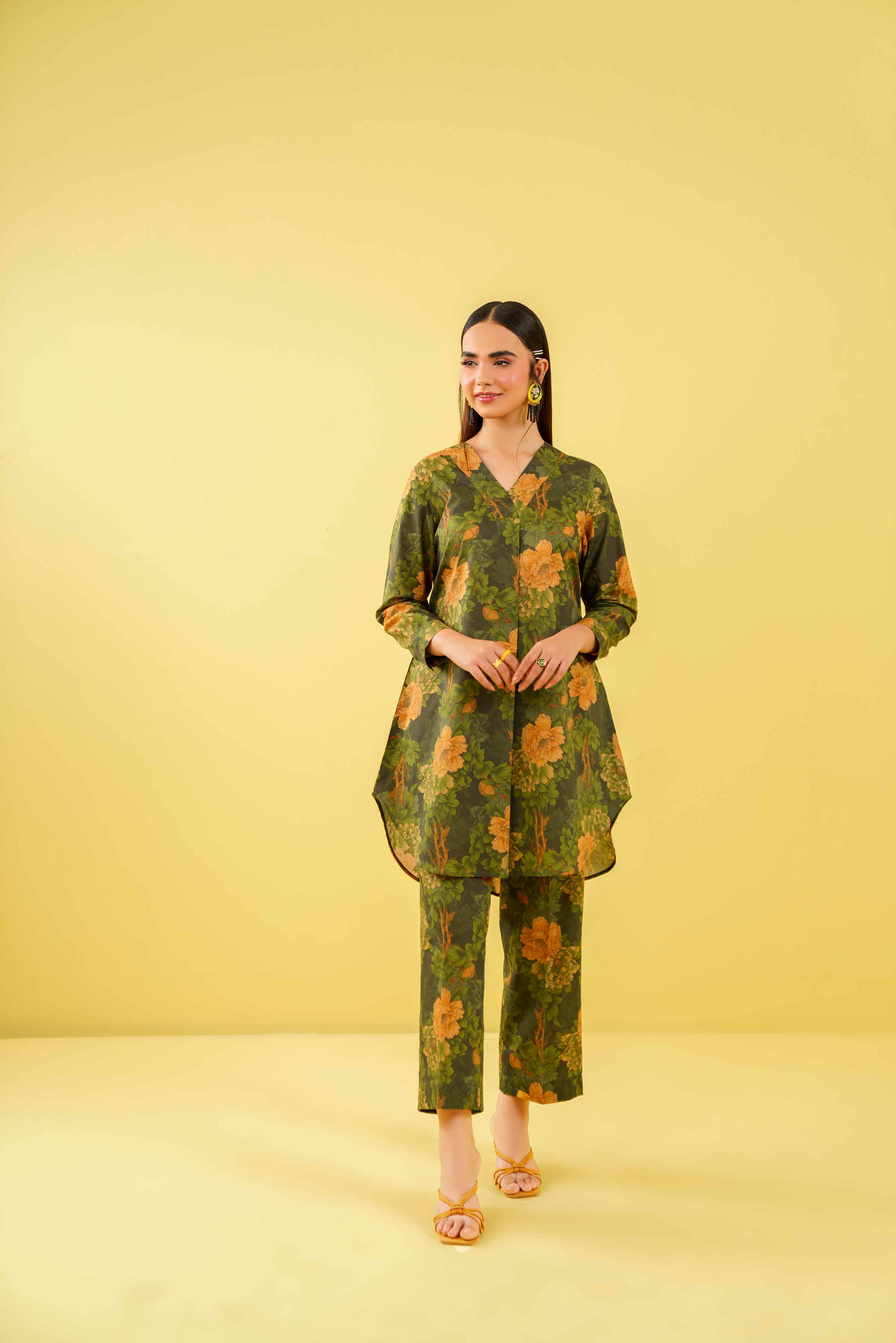 2 Piece - Printed Suit - AS24-55
