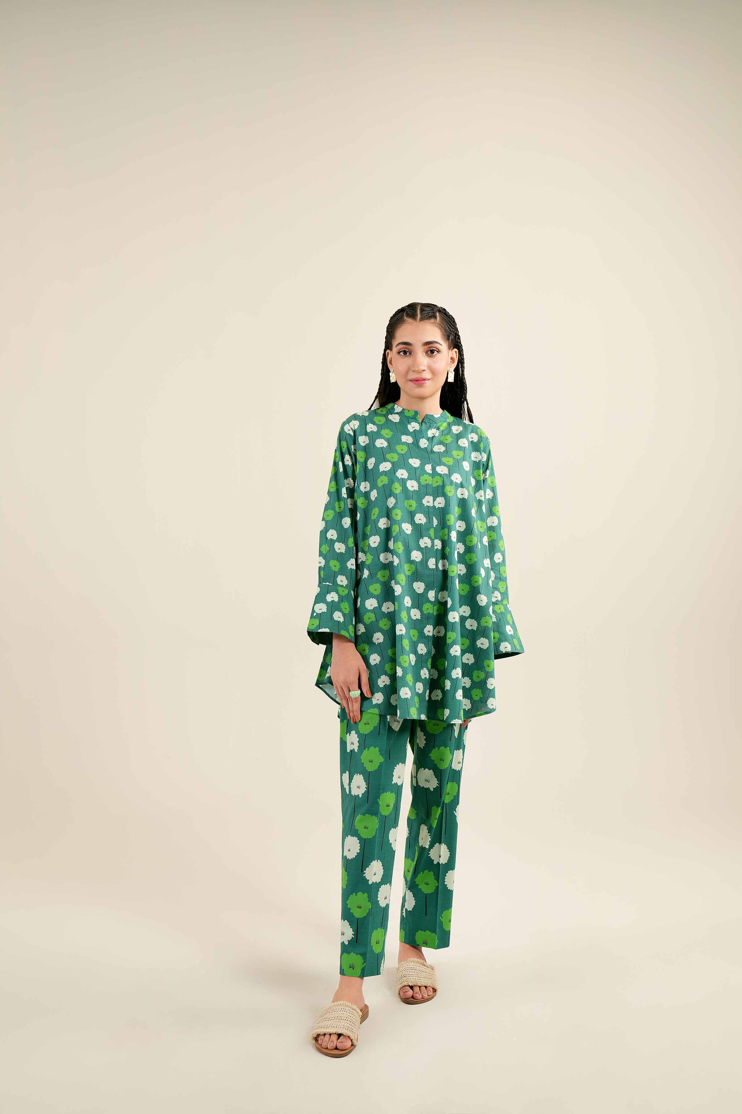 2 Piece - Printed Suit - AS24-62