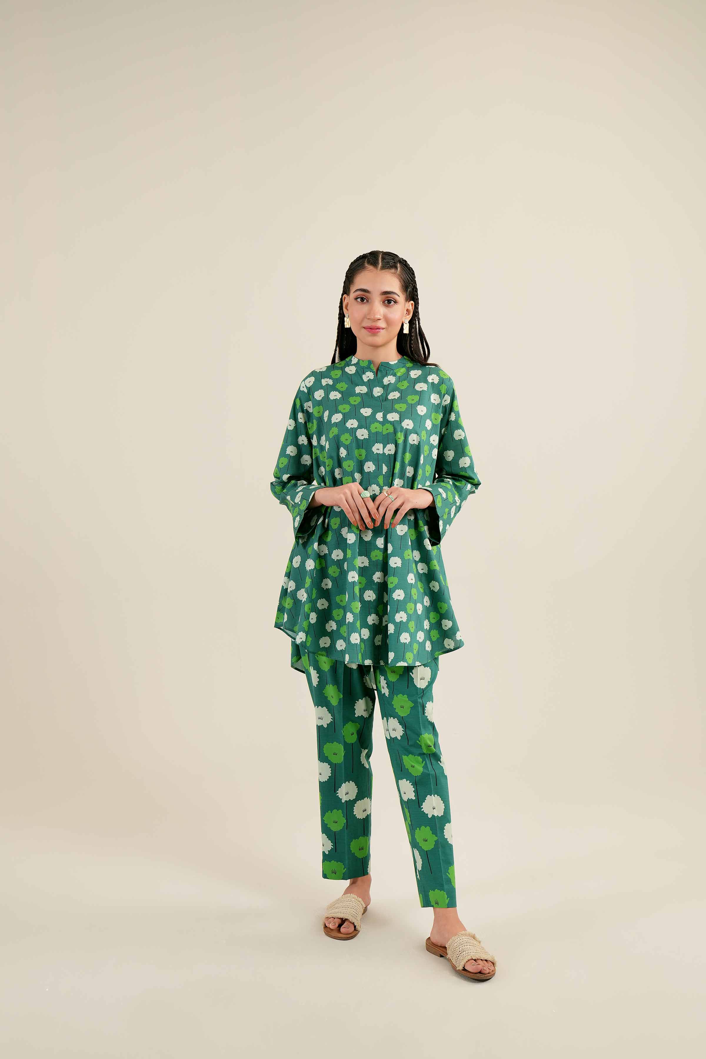 2 Piece - Printed Suit - AS24-62