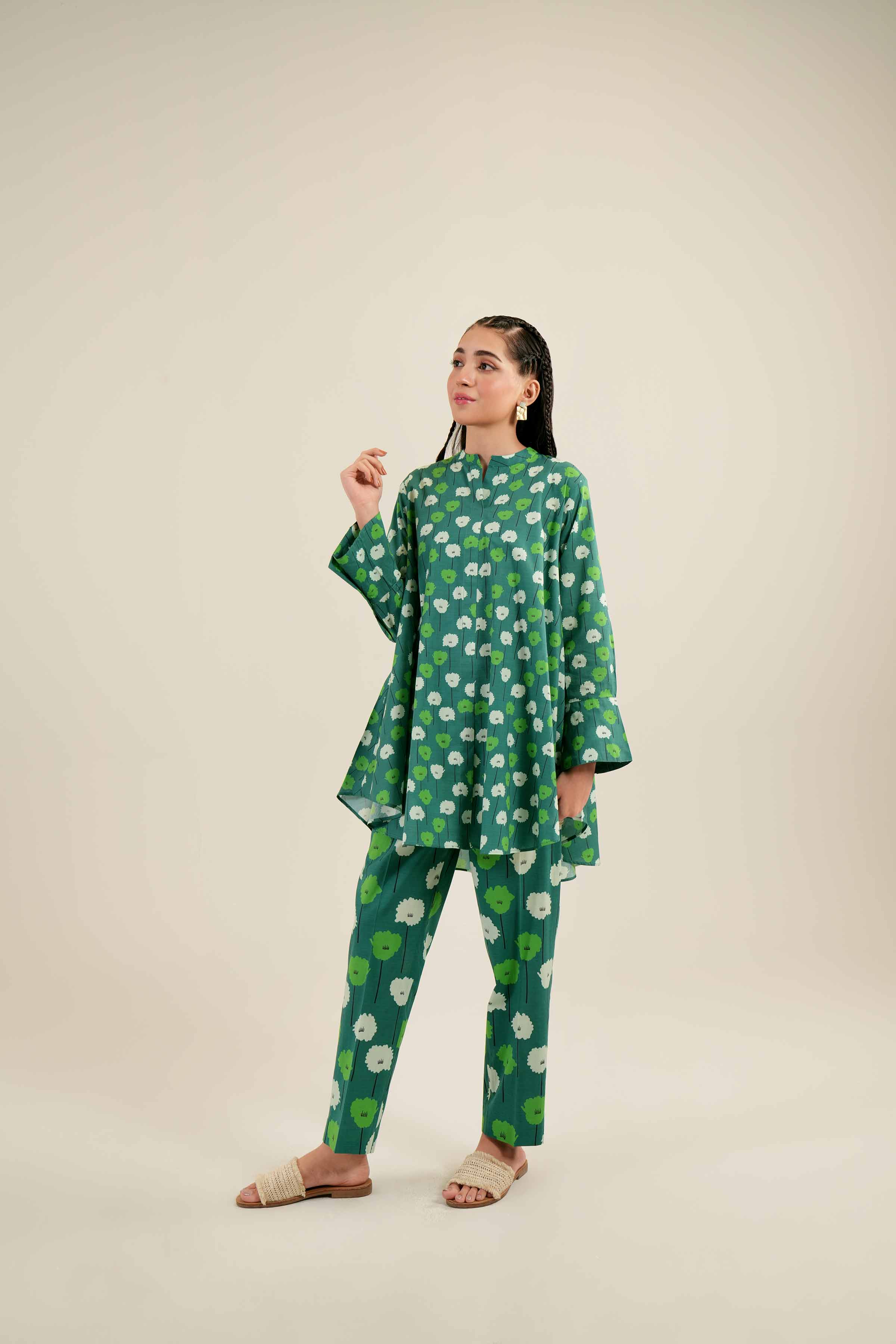 2 Piece - Printed Suit - AS24-62