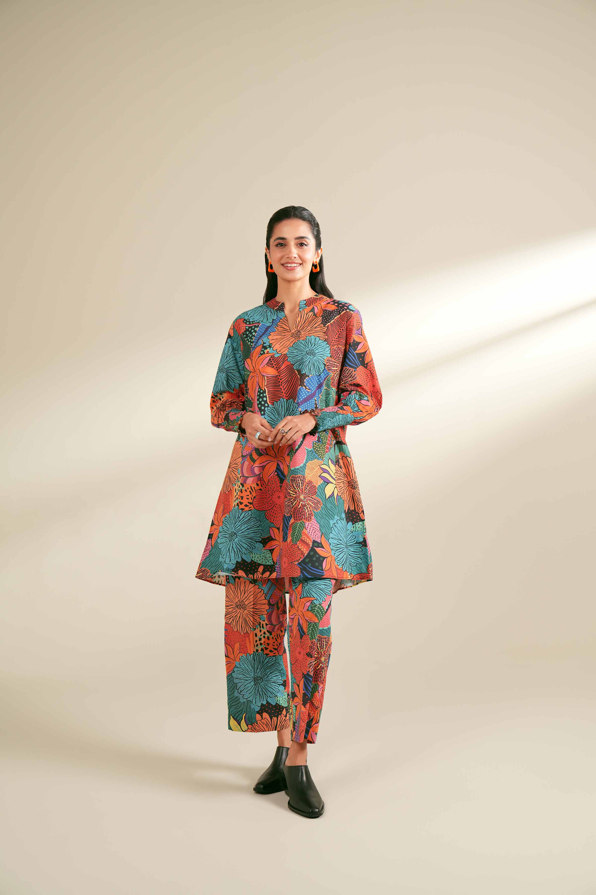 2 Piece - Printed Suit - AS24-82