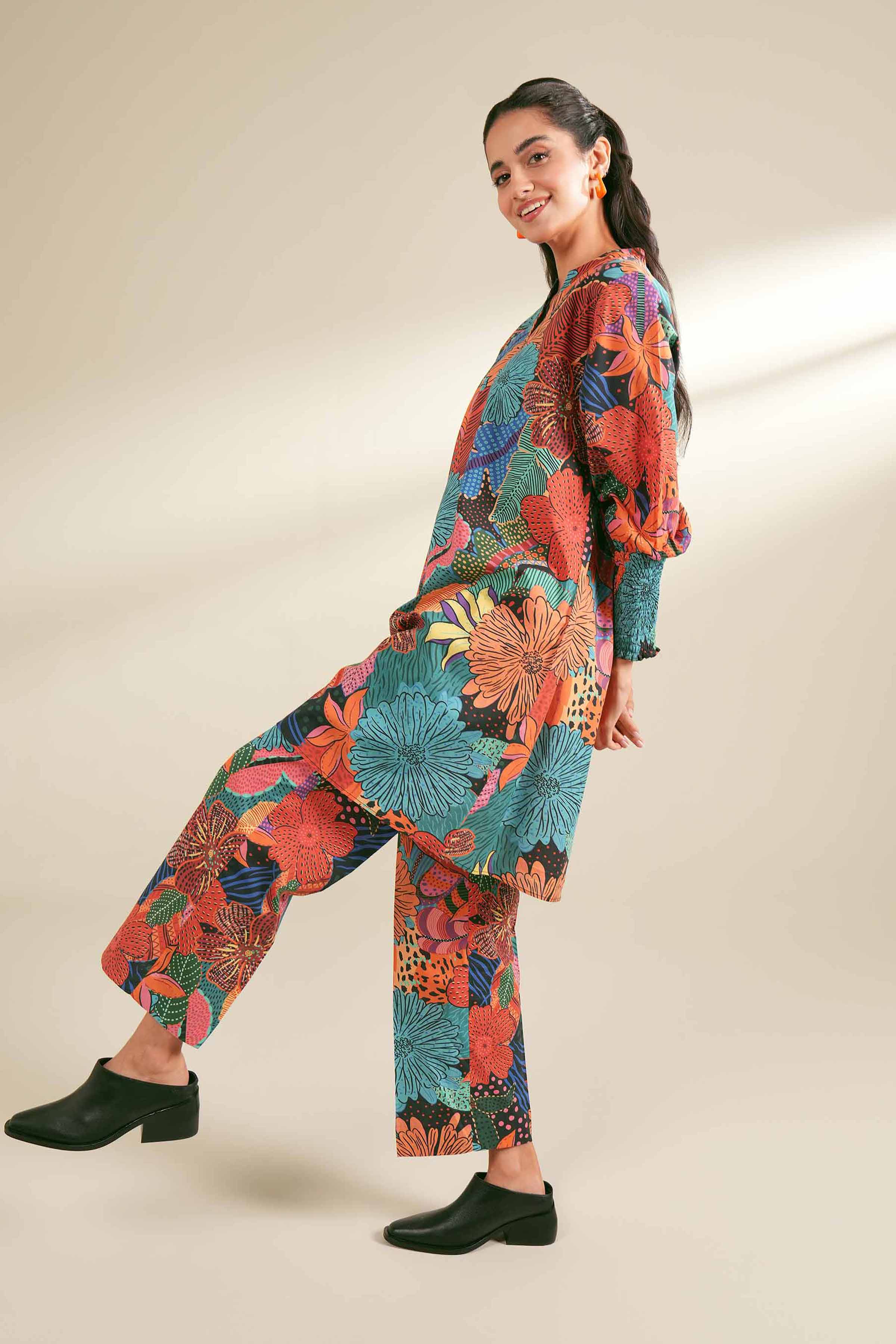 2 Piece - Printed Suit - AS24-82