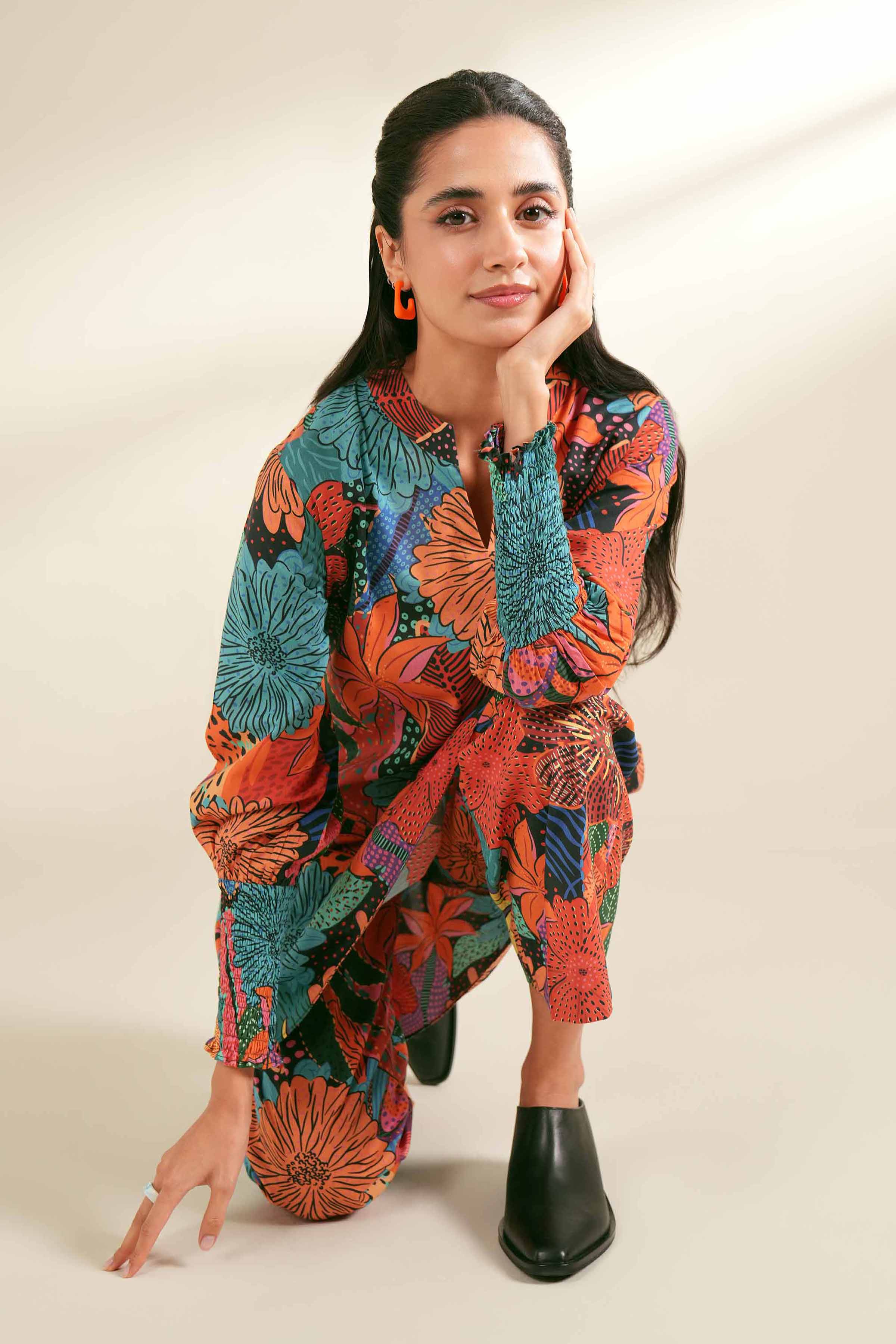 2 Piece - Printed Suit - AS24-82