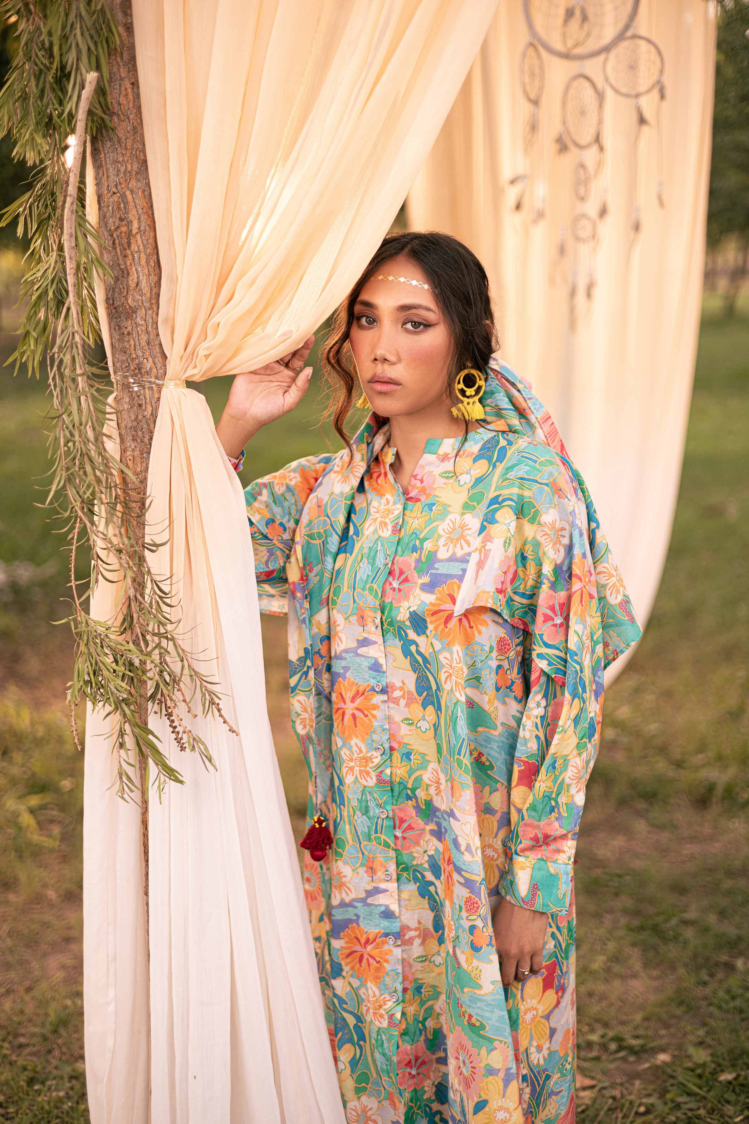 Printed Dress - AS24-88