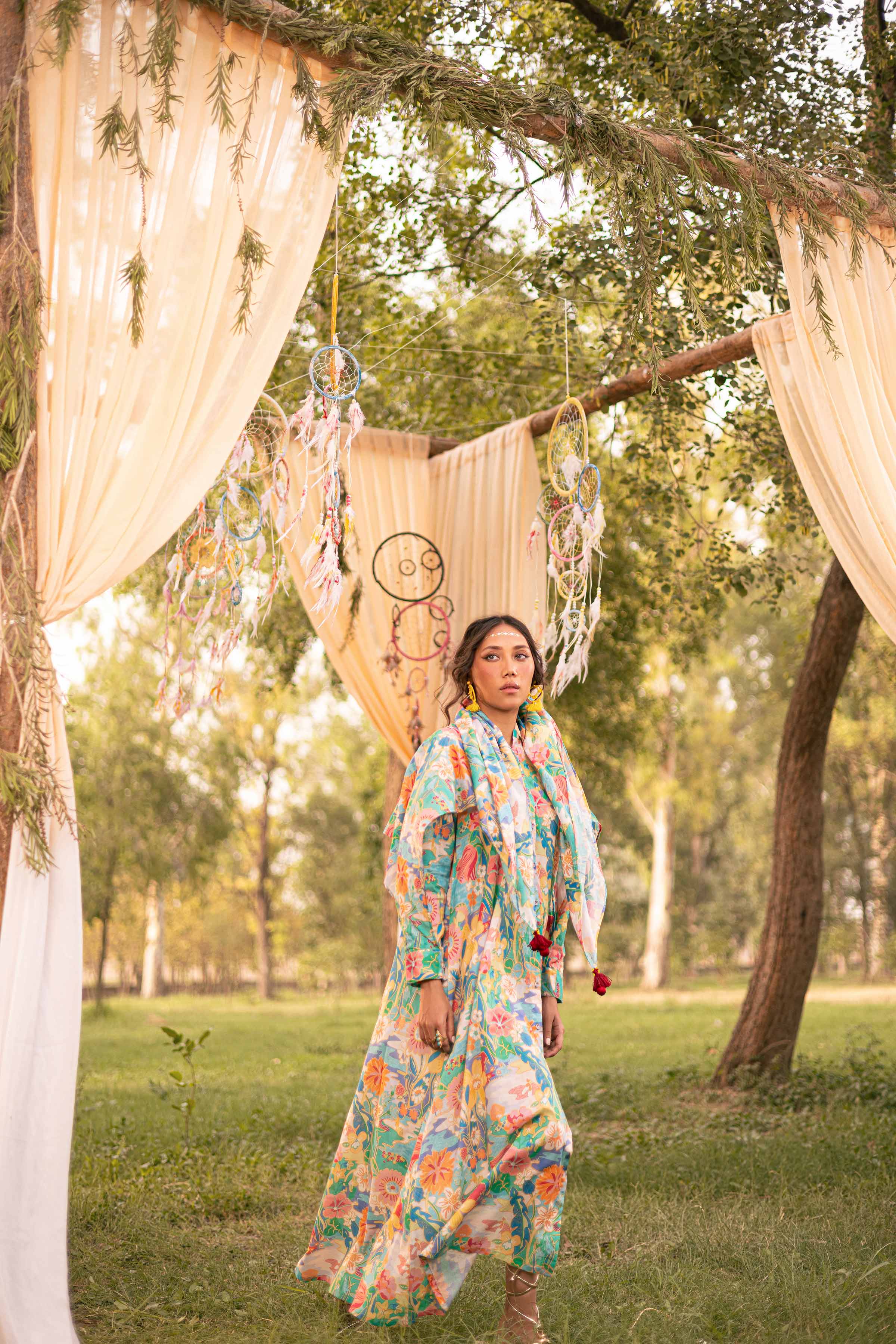 Printed Dress - AS24-88