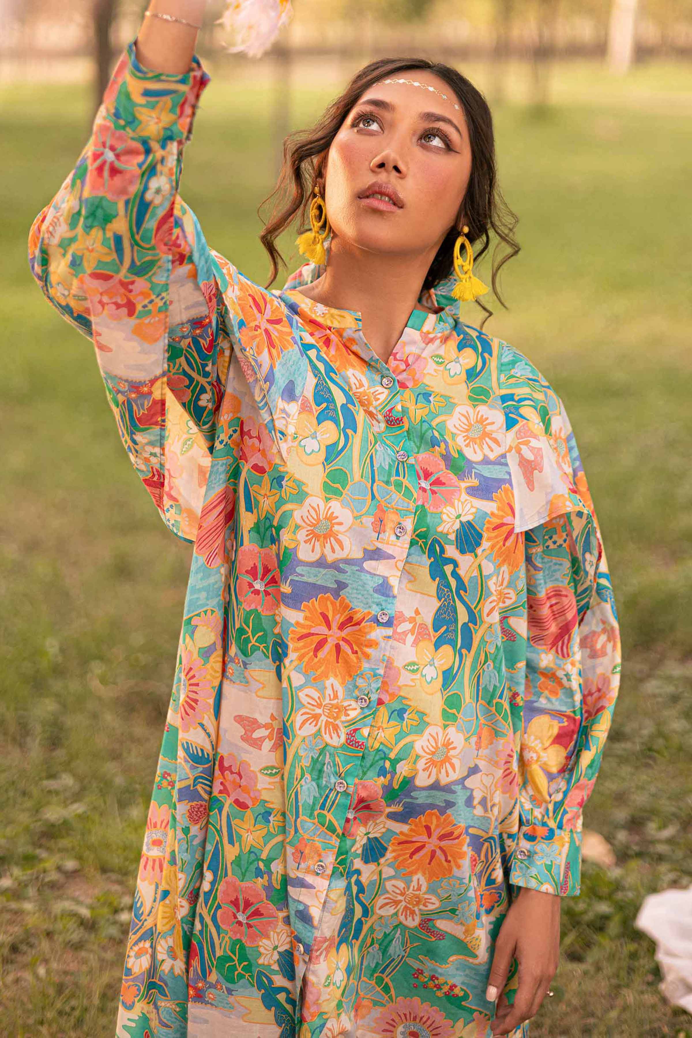 Printed Dress - AS24-88