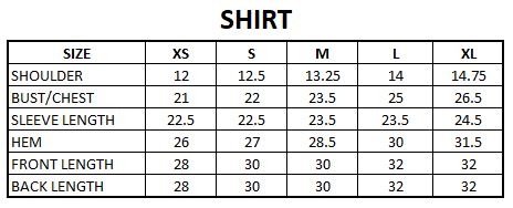 Size Guide