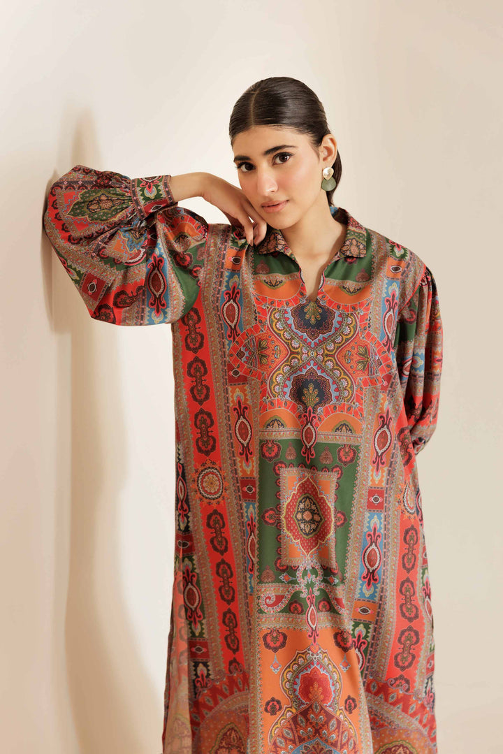 Printed Tunic - AS25-103 for Women - Pret Collection | Nishat | Shop Online