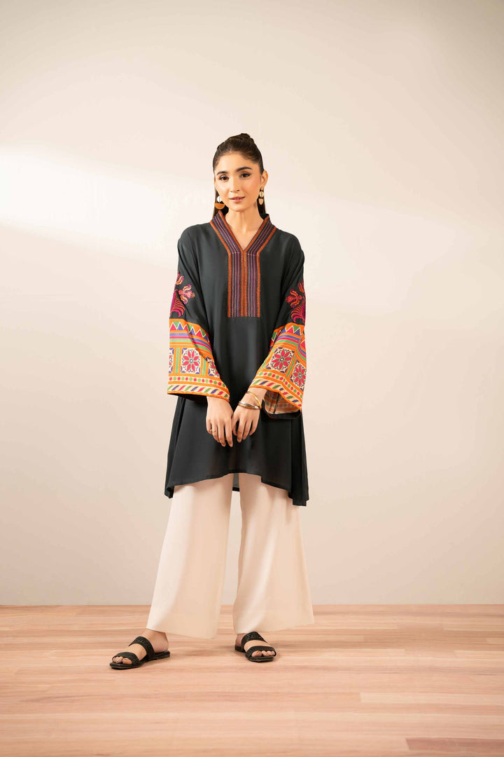 1 Piece - Printed Embroidered Tunic - AS25-107 - for Women - Pret Collection | Nishat | Shop Online