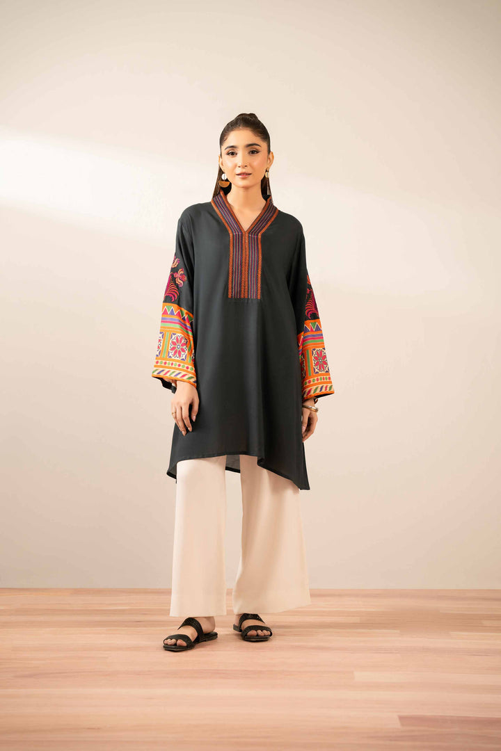 1 Piece - Printed Embroidered Tunic - AS25-107 - for Women - Pret Collection | Nishat | Shop Online