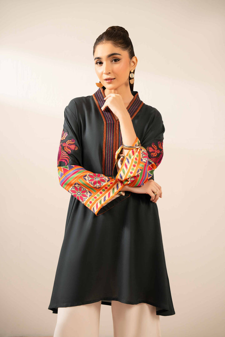 1 Piece - Printed Embroidered Tunic - AS25-107 - for Women - Pret Collection | Nishat | Shop Online