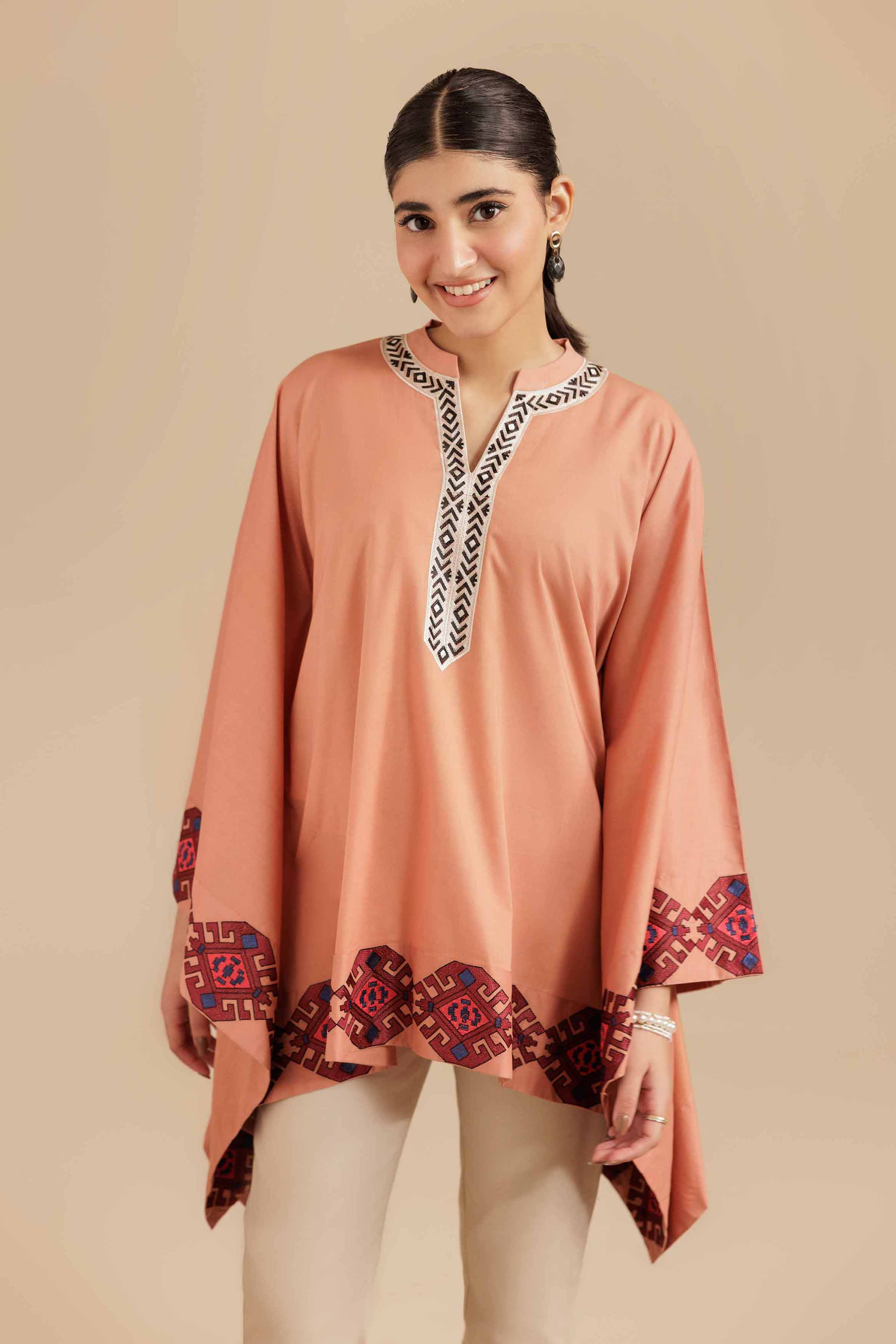 Embroidered Tunic - AS25-112 for Women - Pret Collection | Nishat | Shop Online