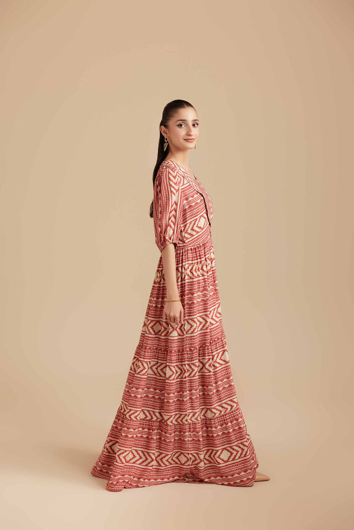 Printed Dress - AS25-114 for Women - Pret Collection | Nishat | Shop Online