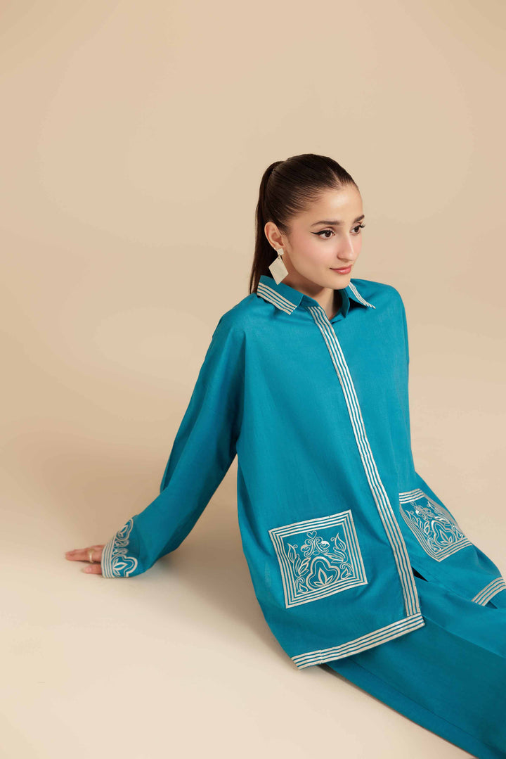 2 Piece - Embroidered Suit - AS25-116 for Women - Pret Collection | Nishat | Shop Online