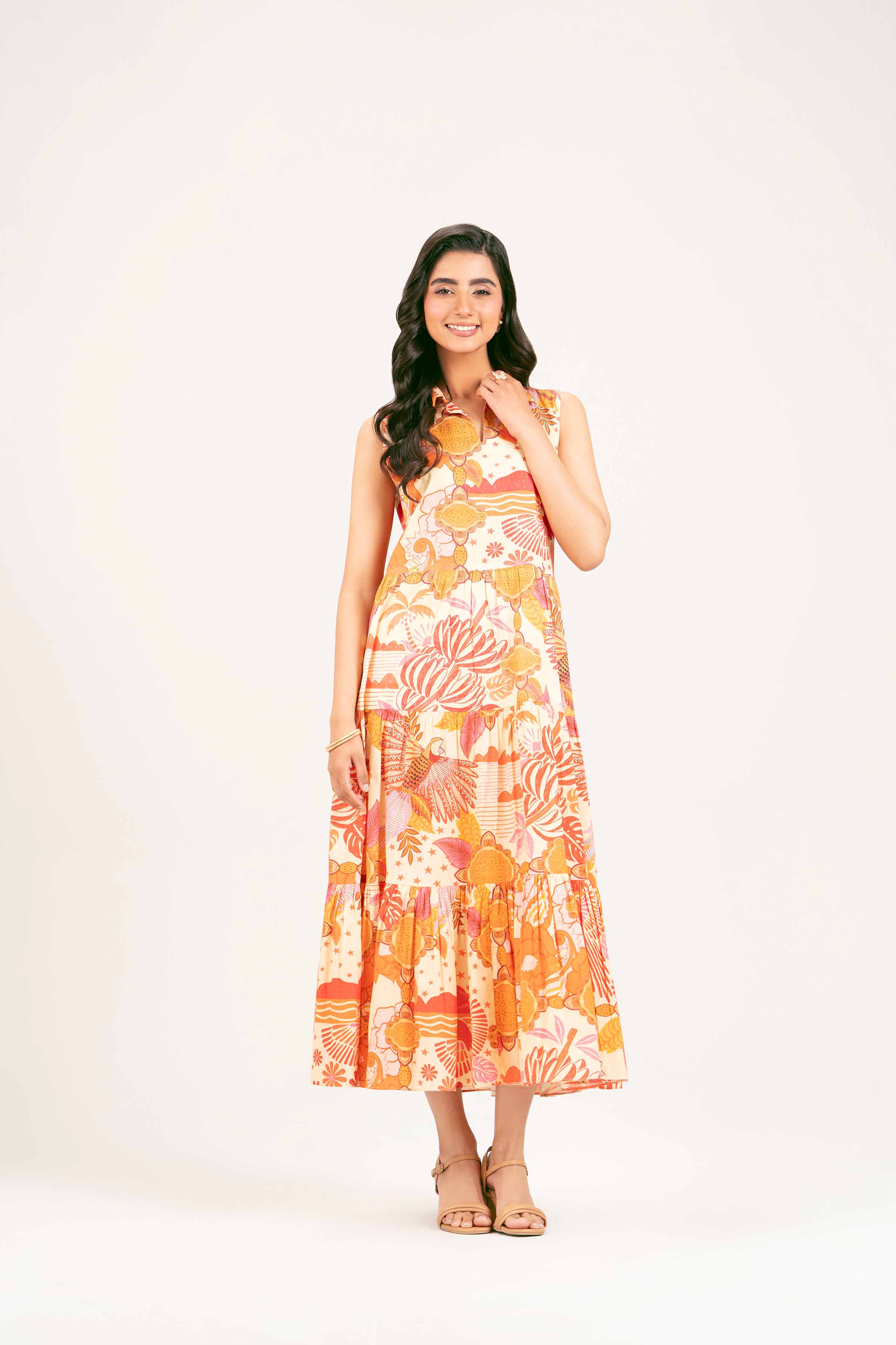 Printed Dress - AS25-26