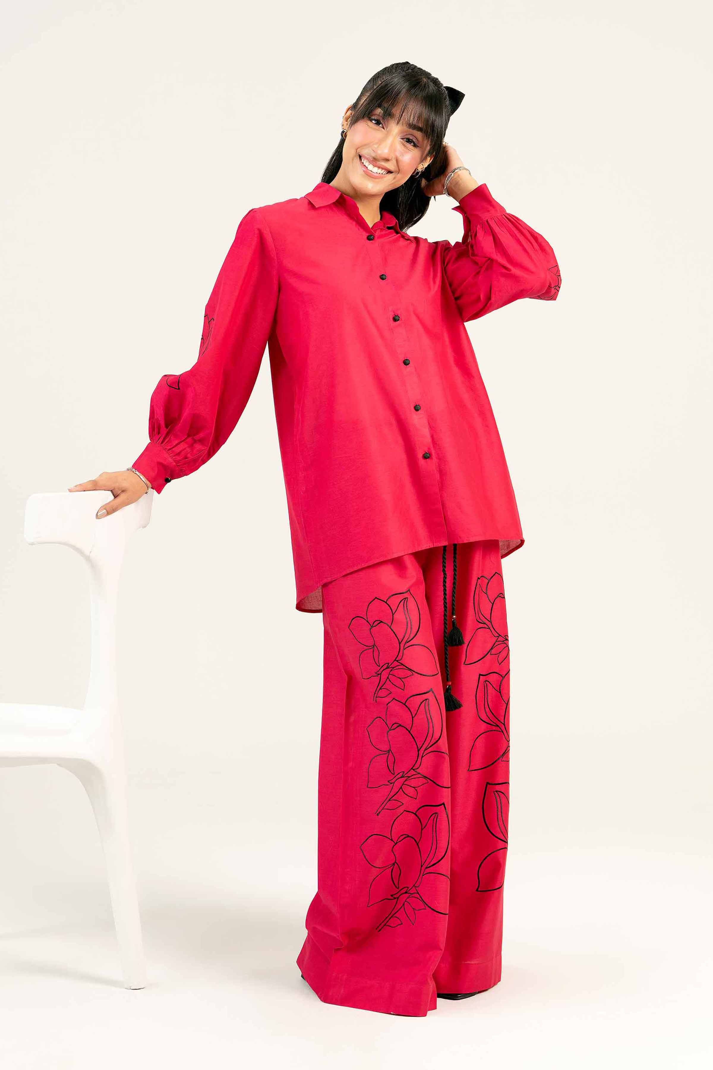 2 Piece - Embroidered Suit - AS25-32