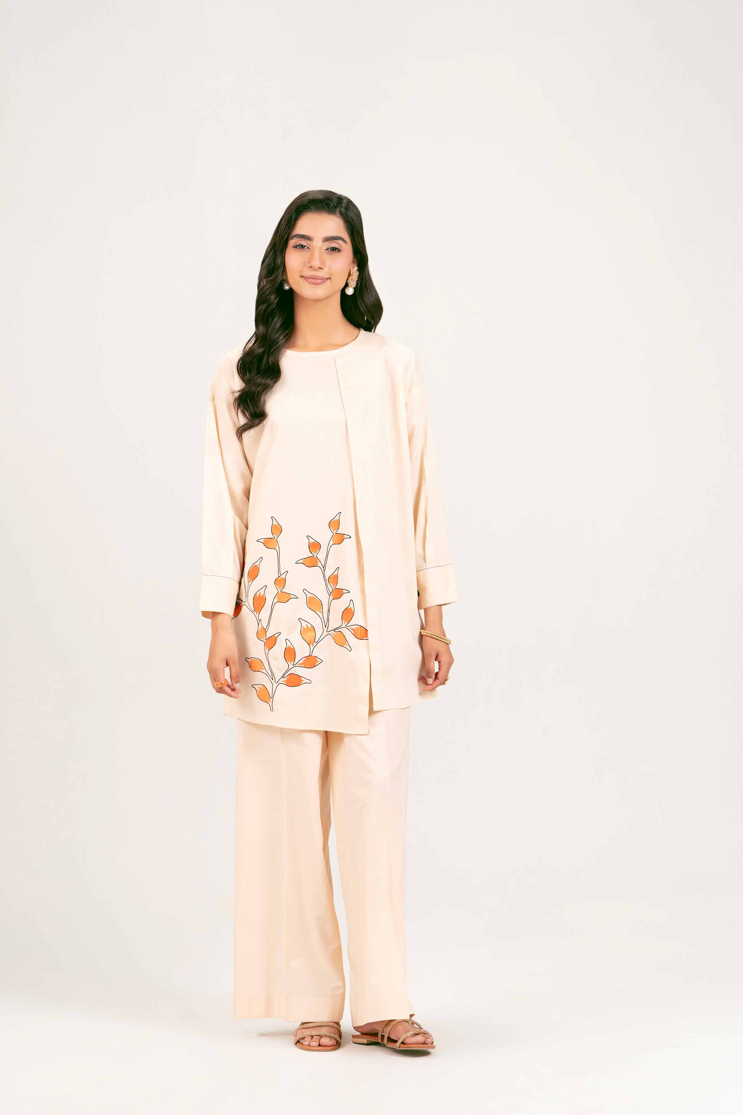2 Piece - Embroidered Suit - AS25-40
