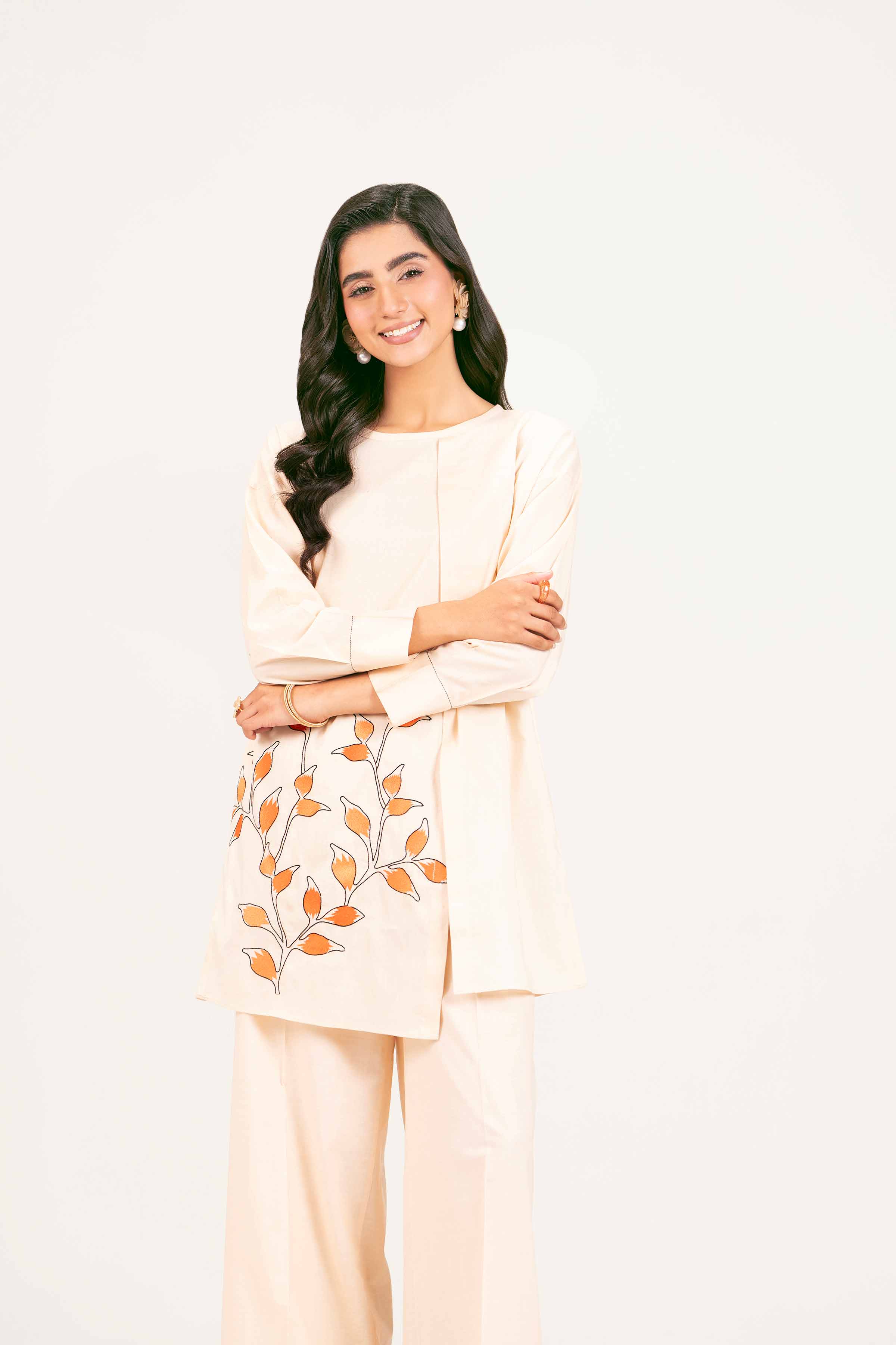 2 Piece - Embroidered Suit - AS25-40