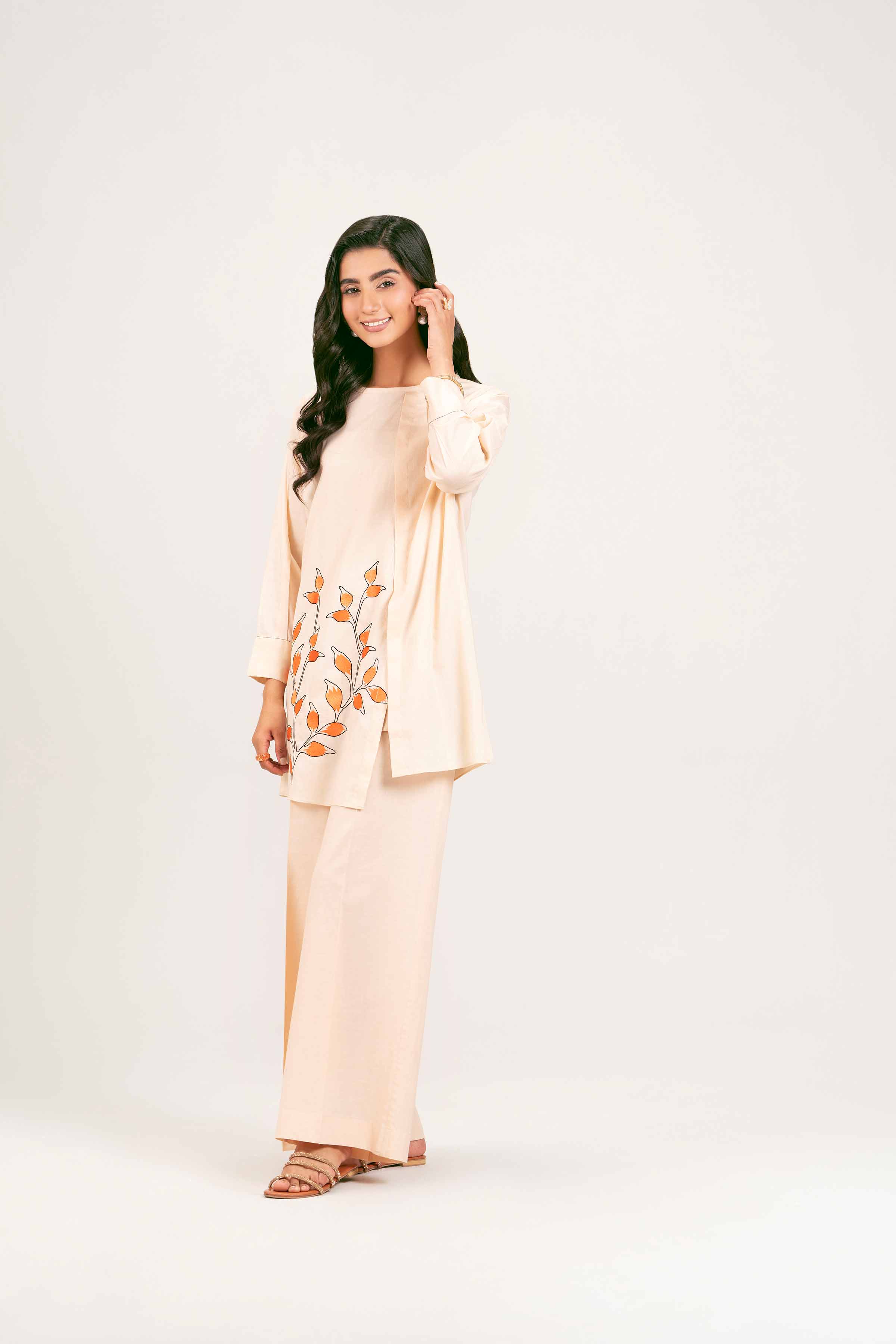 2 Piece - Embroidered Suit - AS25-40
