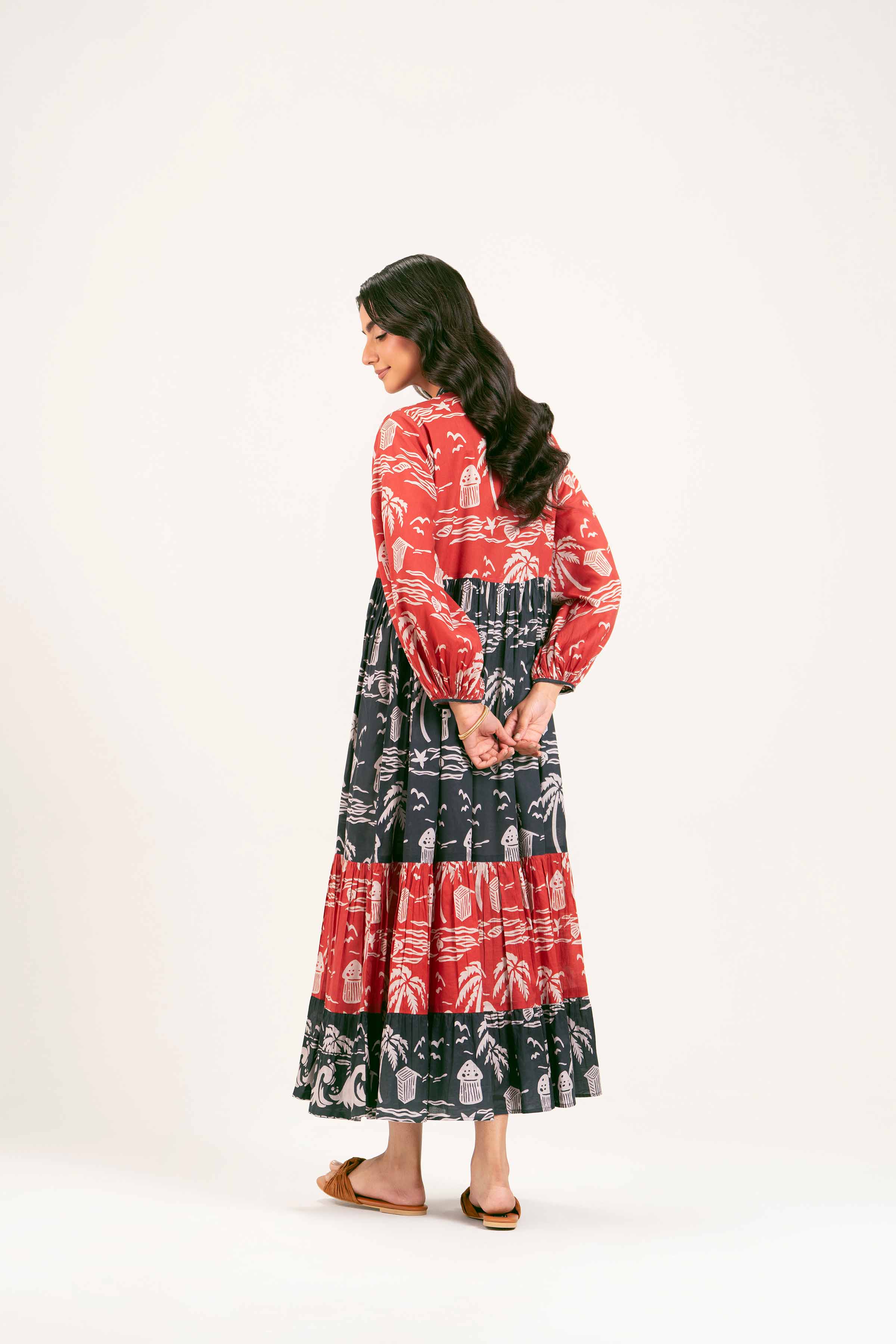 Printed Dress - AS25-43