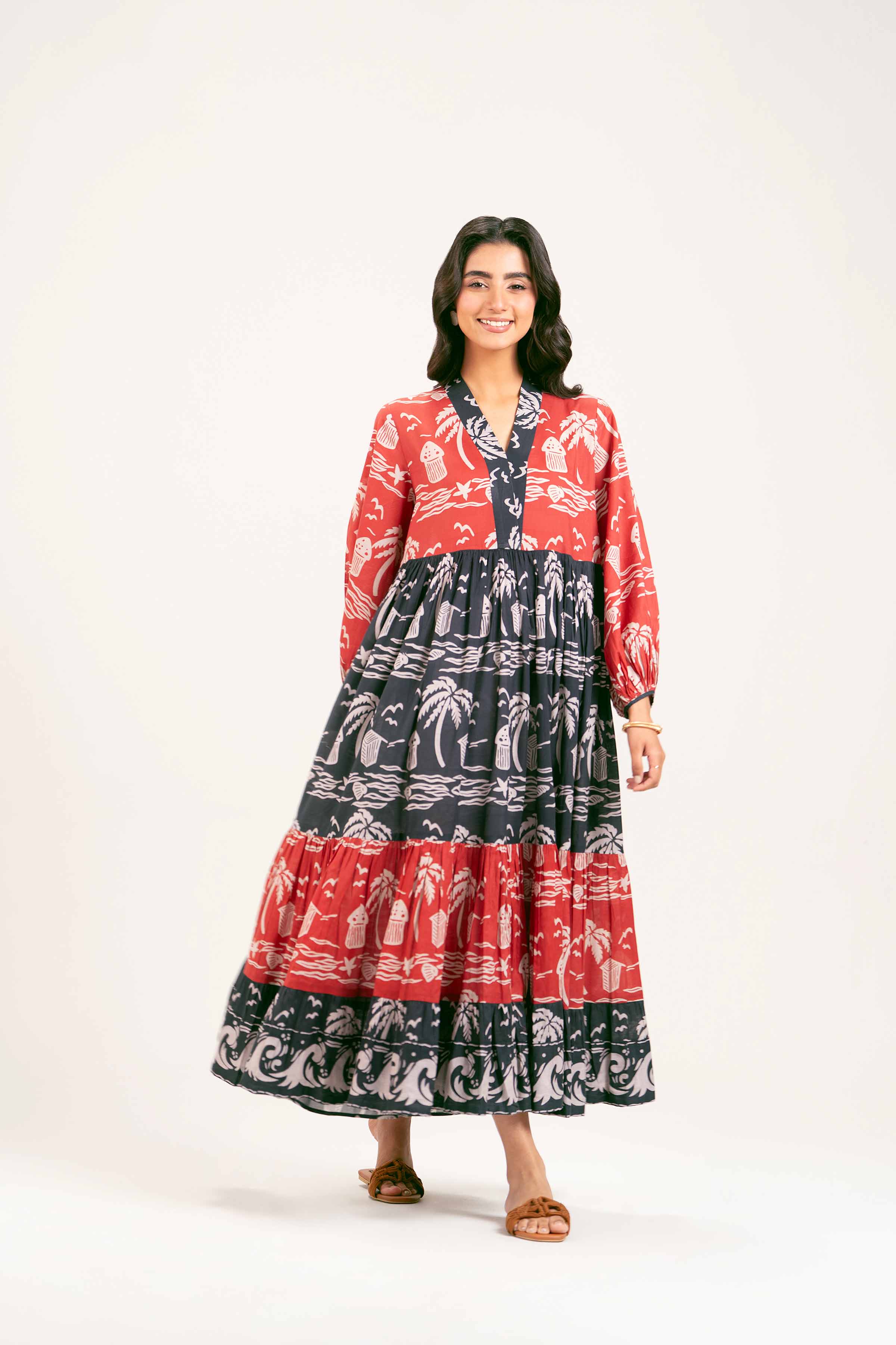 Printed Dress - AS25-43