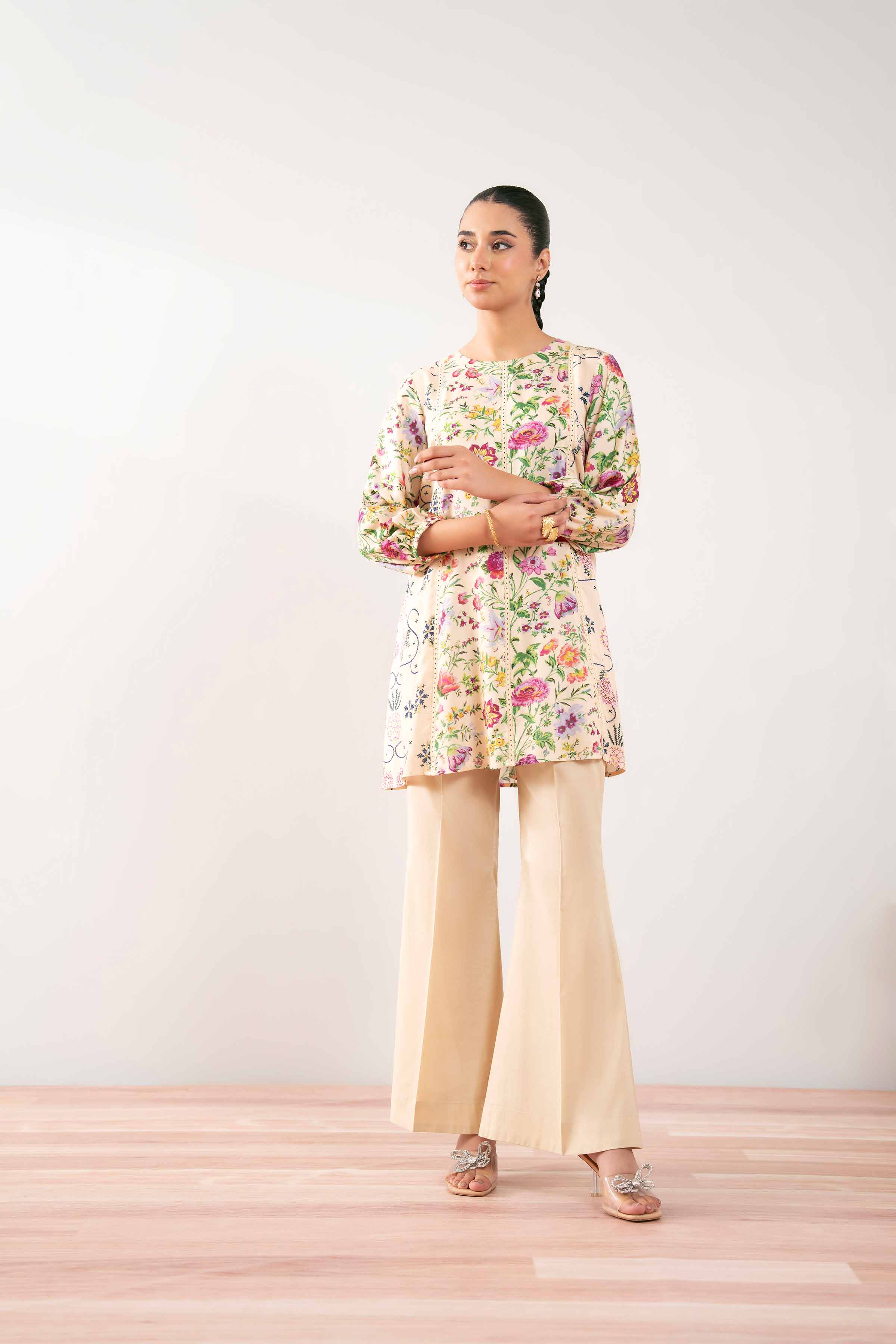 Printed Tunic - AS25-71 for Women - Pret Collection | Nishat | Shop Online 