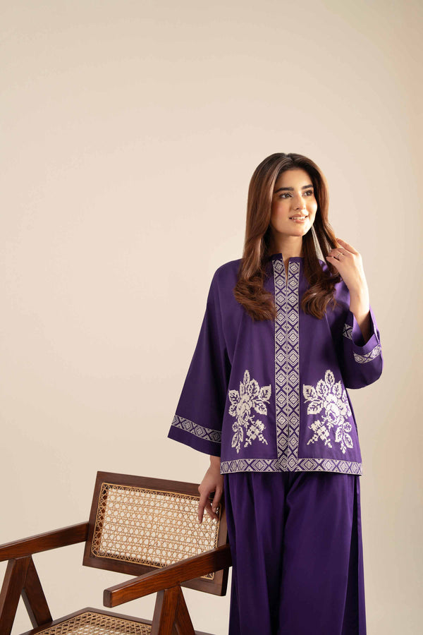 2 Piece - Embroidered Suit - AS25-75