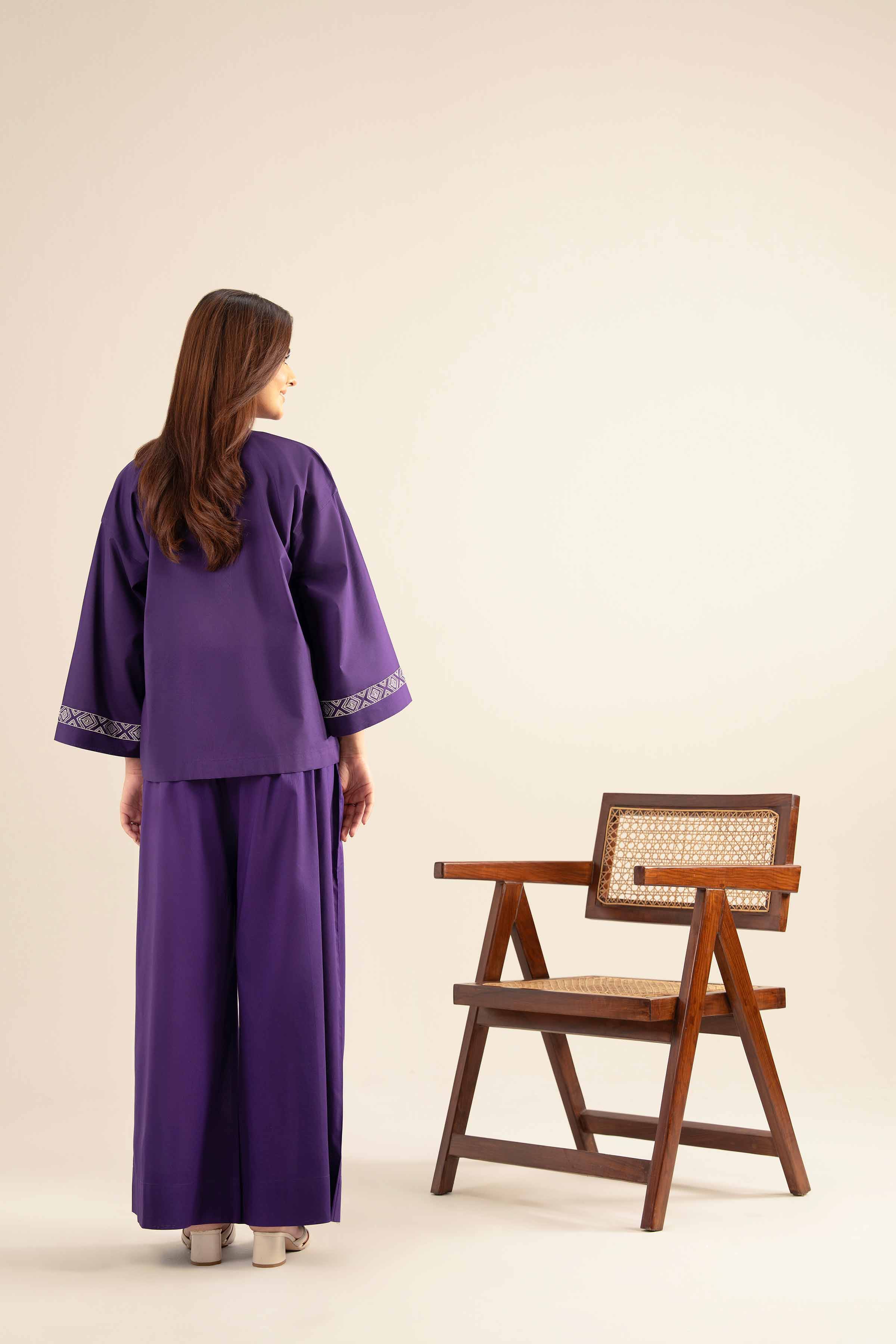 2 Piece - Embroidered Suit - AS25-75