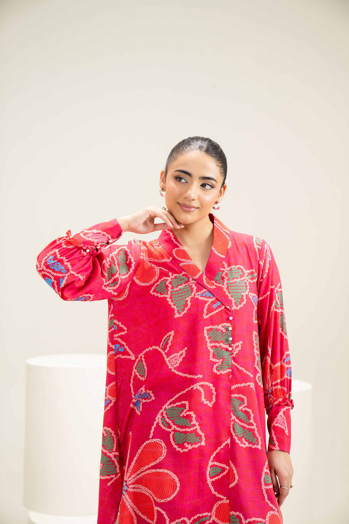 Printed Tunic - AS25-78 for Women - Pret Collection | Nishat | Shop Online