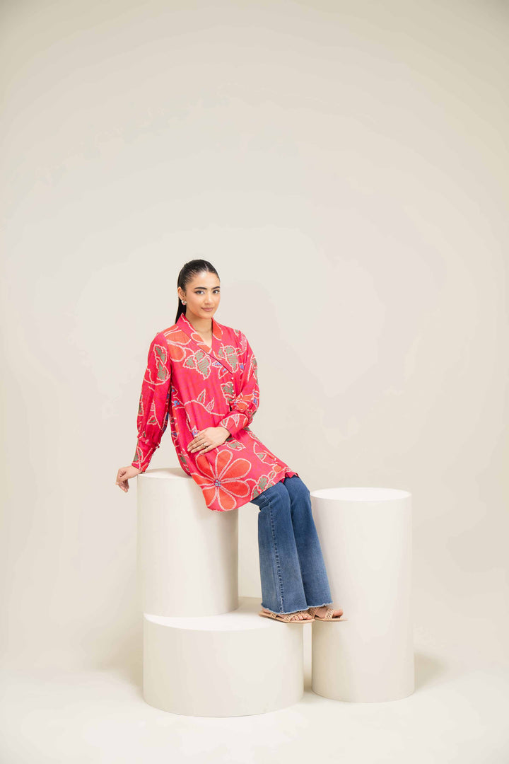 Printed Tunic - AS25-78 for Women - Pret Collection | Nishat | Shop Online