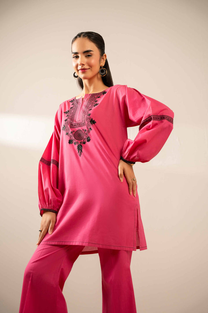 2 Piece - Embroidered Suit - AS25-84 - for Women - Pret Collection | Nishat | Shop Online