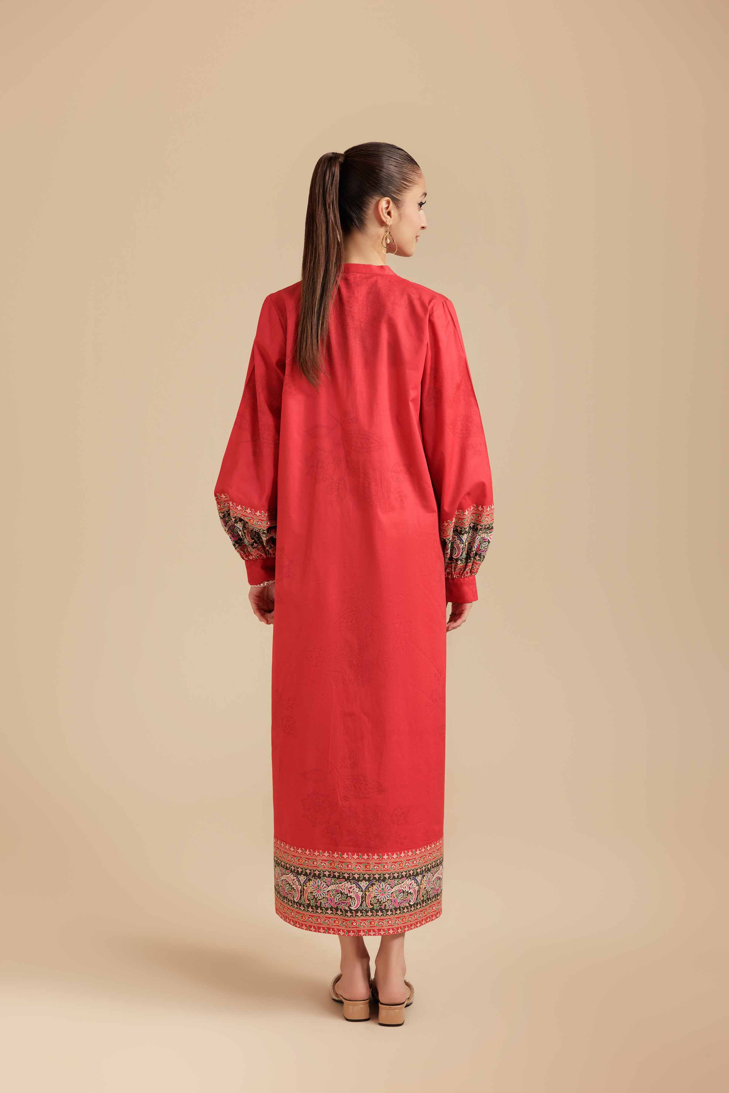 Printed Dress - AS25-98 for Women - Pret Collection | Nishat | Shop Online
