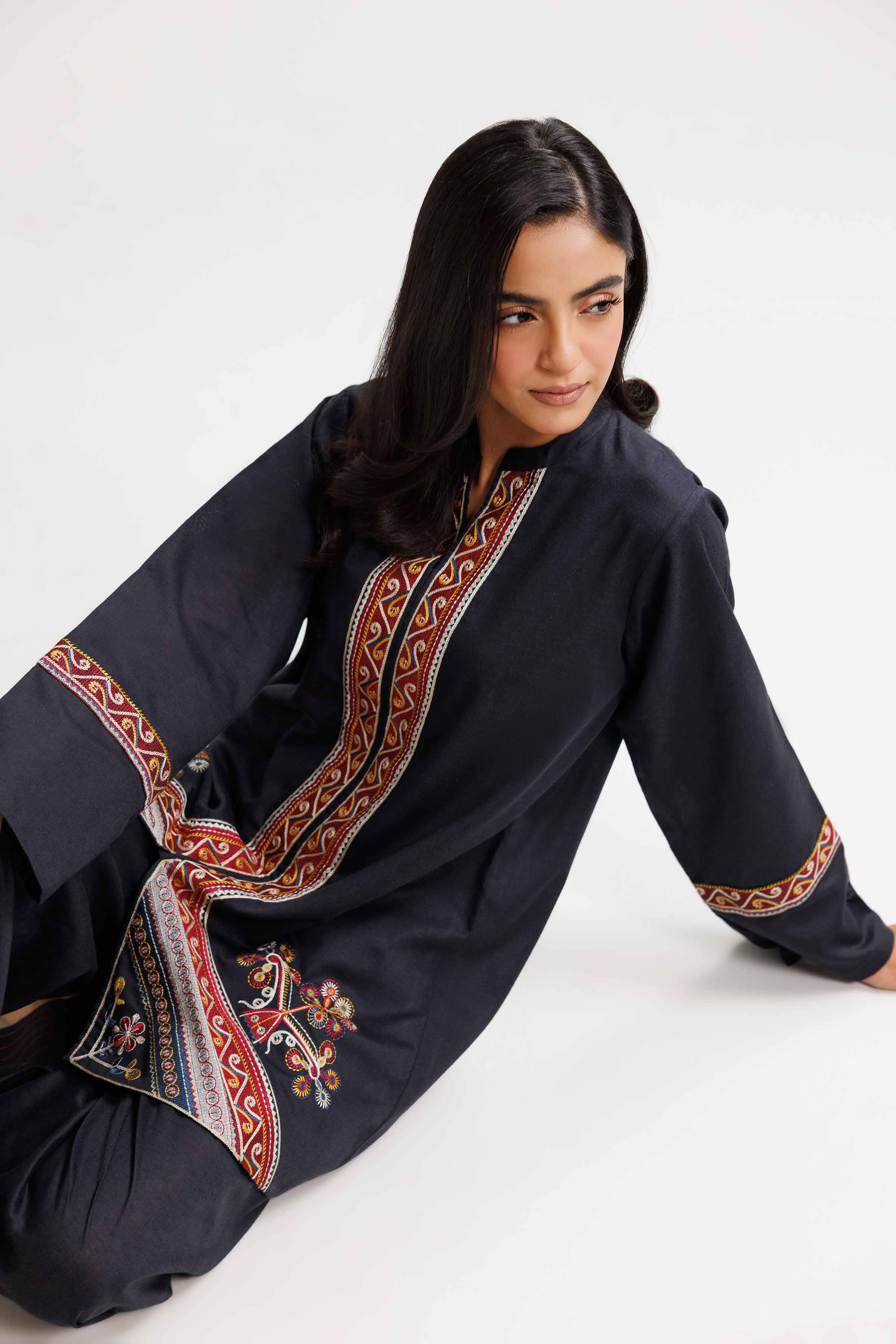 2 Piece - Embroidered Suit - AW24-07