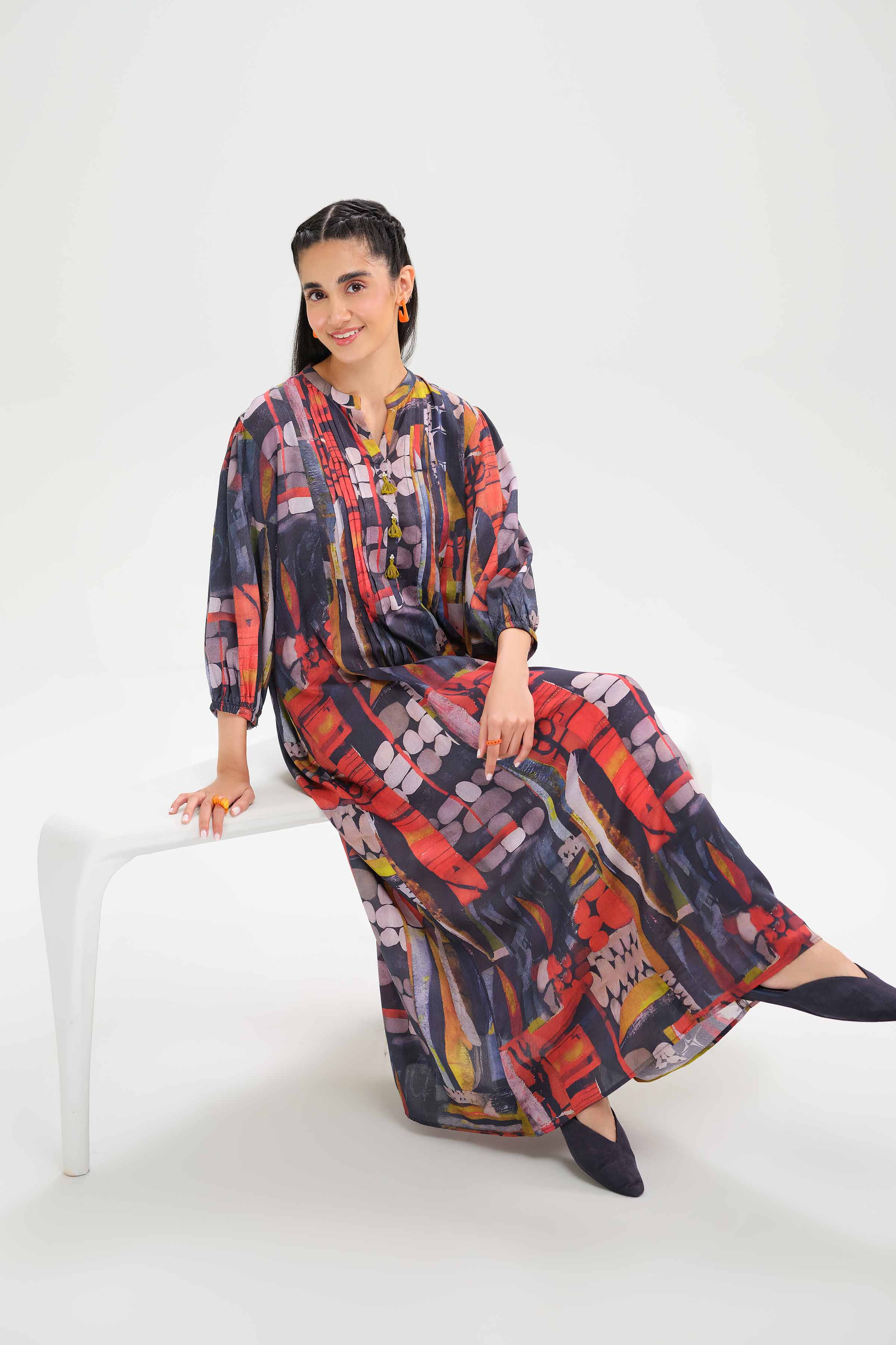 Printed Dress - AW24-18