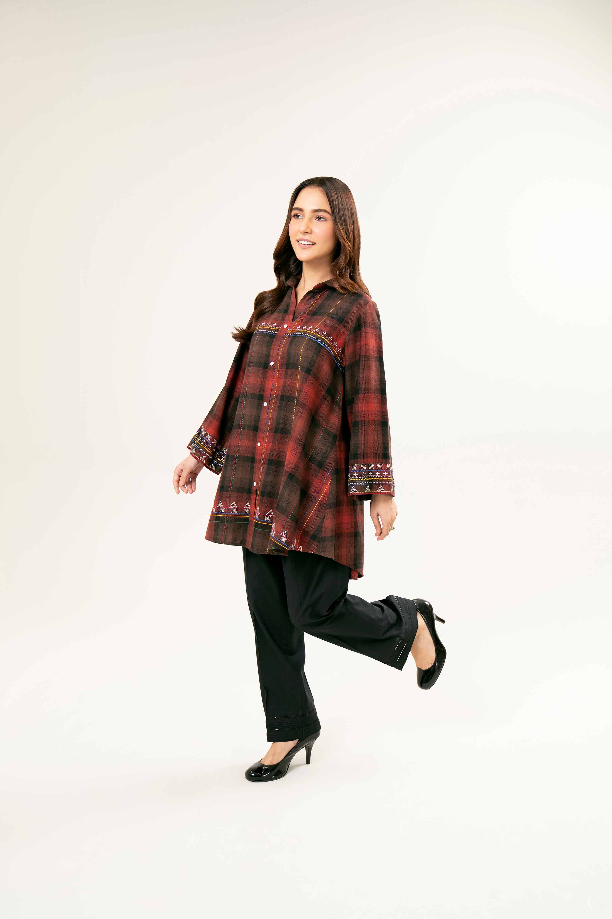 Printed Embroidered Tunic - AW24-42