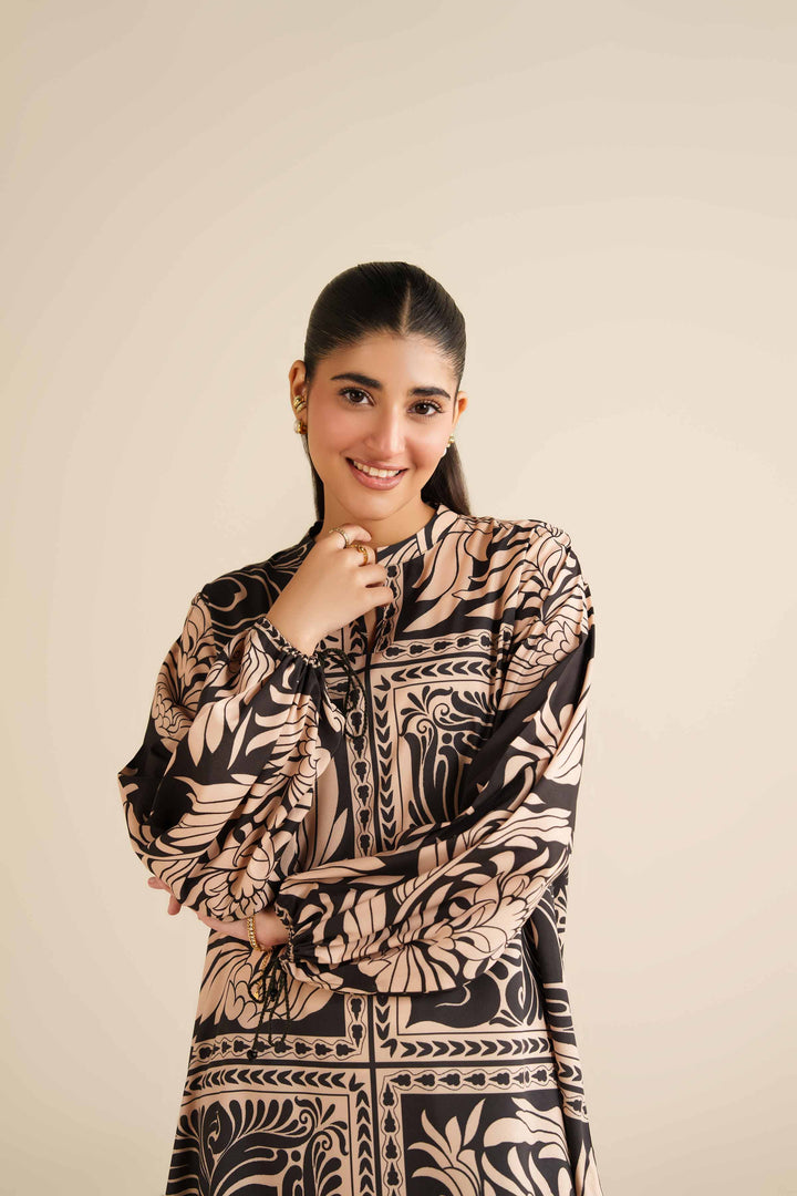 Printed Tunic - AW25-02 for Women - Pret Collection | Nishat | Shop Online