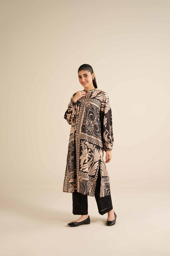 Printed Tunic - AW25-02 for Women - Pret Collection | Nishat | Shop Online