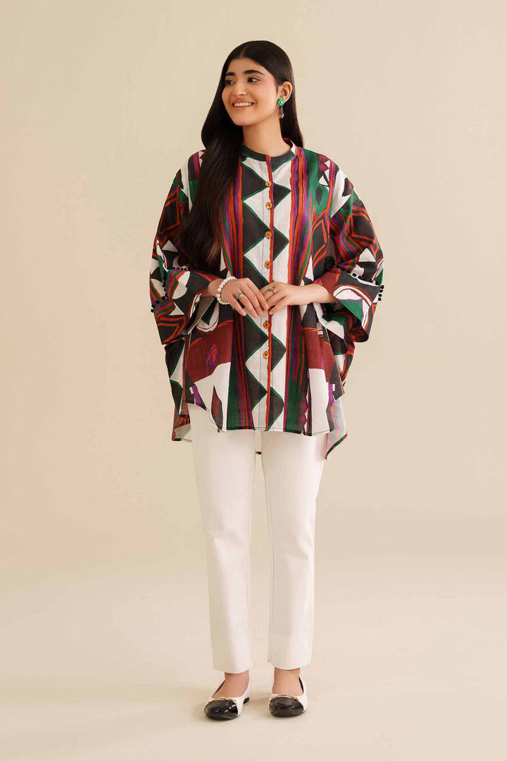 Printed Tunic - AW25-03 for Women - Pret Collection | Nishat | Shop Online