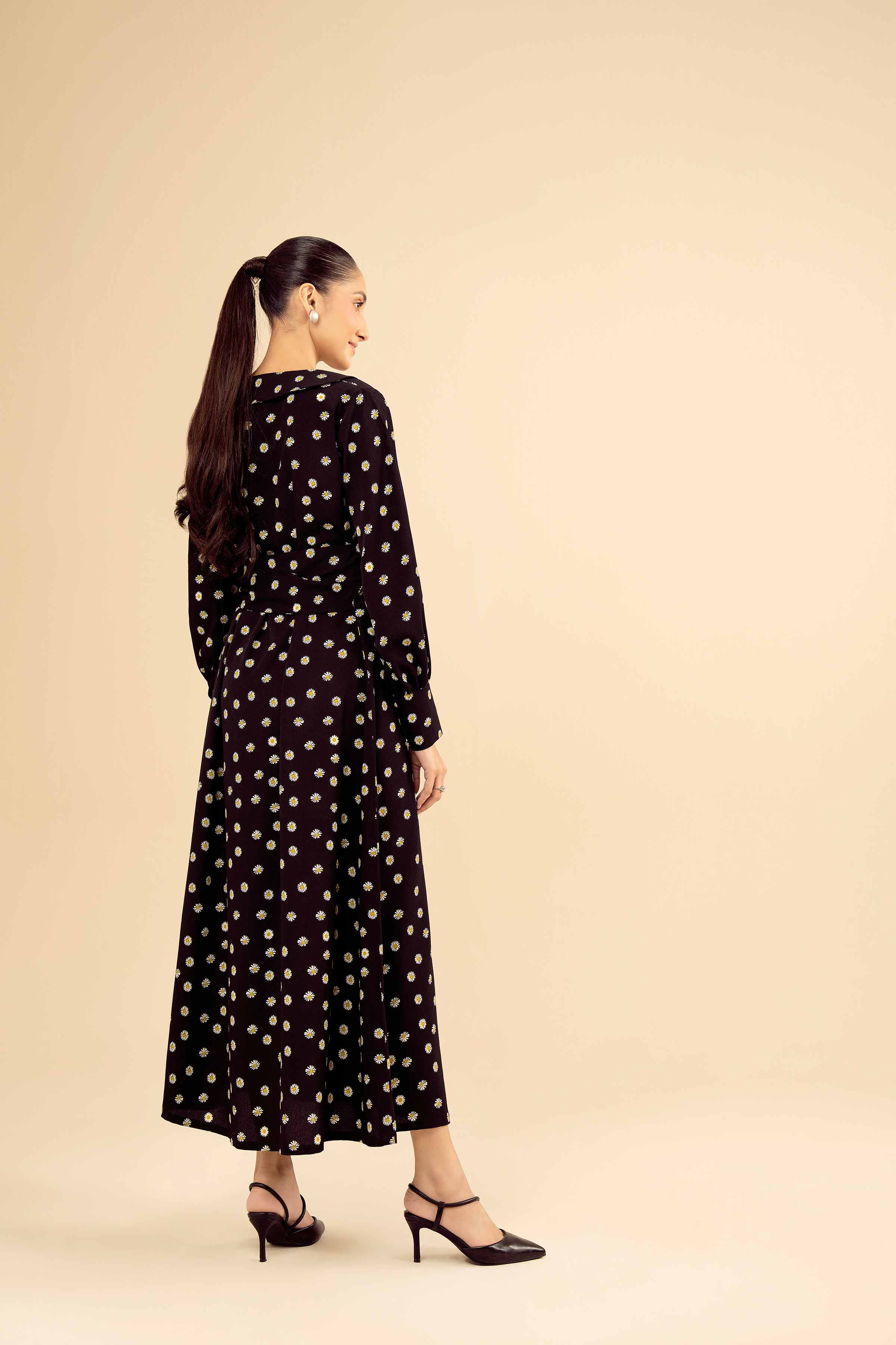 Printed Dress - AW25-26 for Women - Pret Collection | Nishat | Shop Online