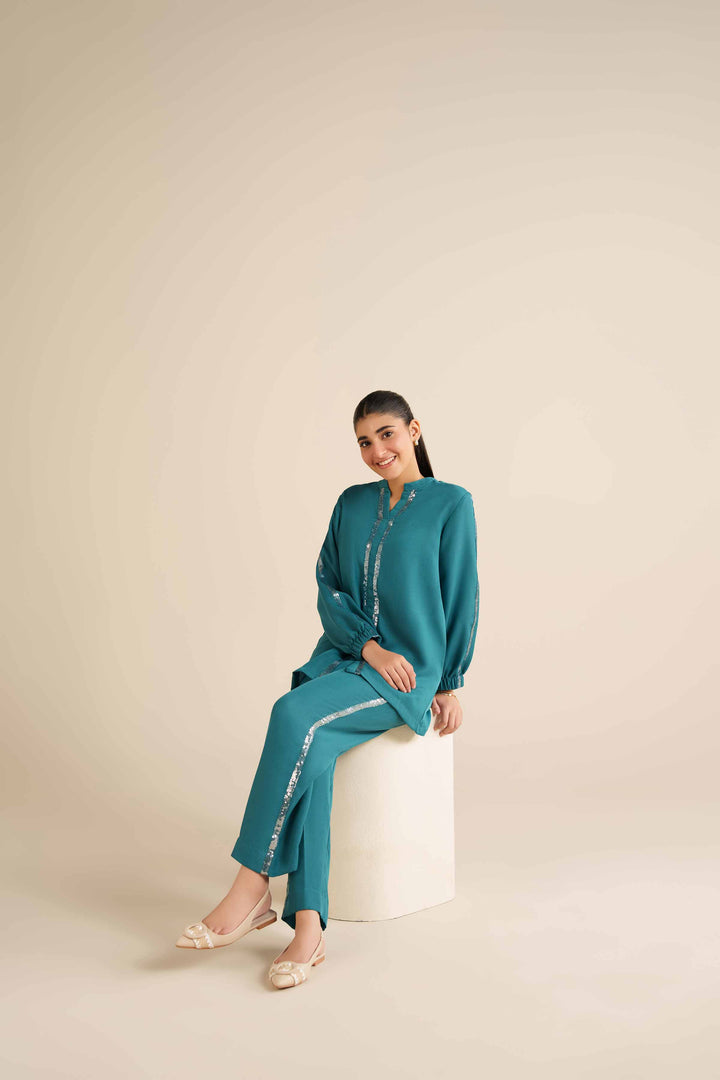 2 Piece - Embroidered Suit - AW25-27 for Women - Pret Collection | Nishat | Shop Online