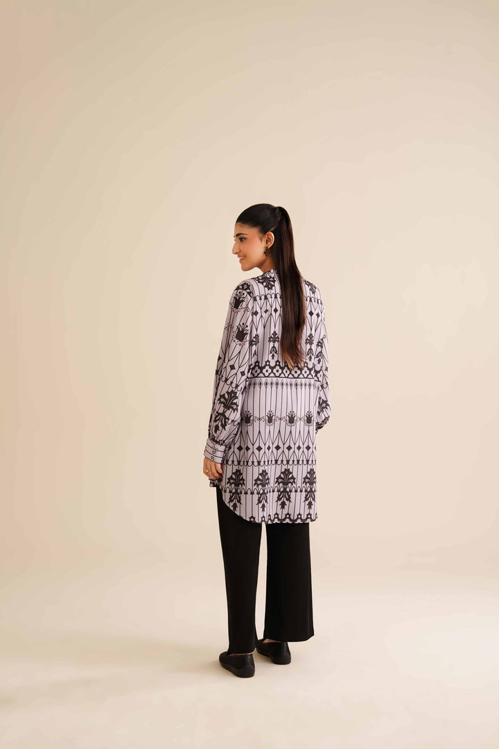 Printed Tunic - AW25-35 for Women - Pret Collection | Nishat | Shop Online