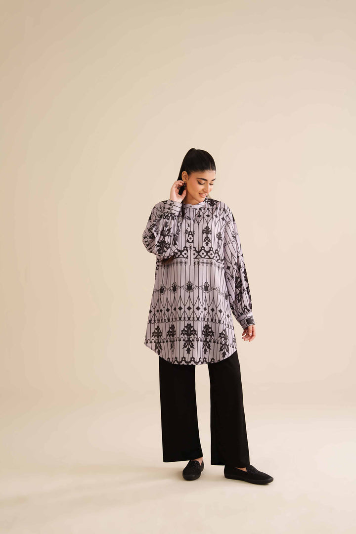 Printed Tunic - AW25-35 for Women - Pret Collection | Nishat | Shop Online
