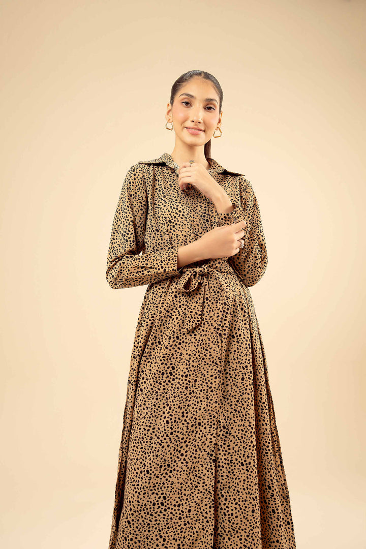 Printed Dress - AW25-42 for Women - Pret Collection | Nishat | Shop Online
