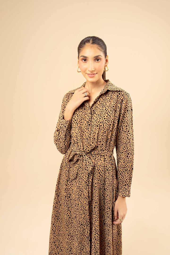 Printed Dress - AW25-42 for Women - Pret Collection | Nishat | Shop Online