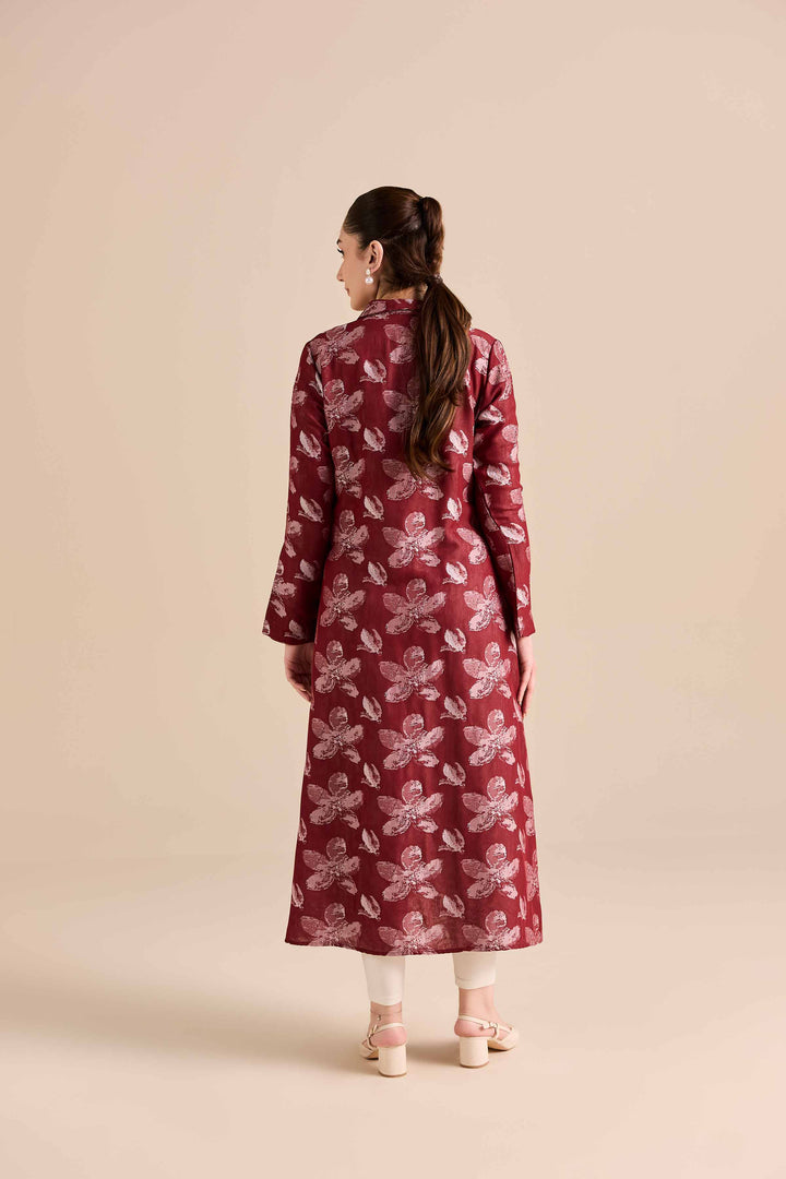 Printed Dress - AW25-48 for Women - Pret Collection | Nishat | Shop Online