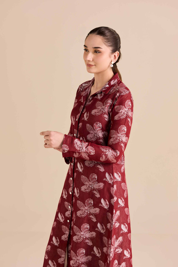 Printed Dress - AW25-48 for Women - Pret Collection | Nishat | Shop Online