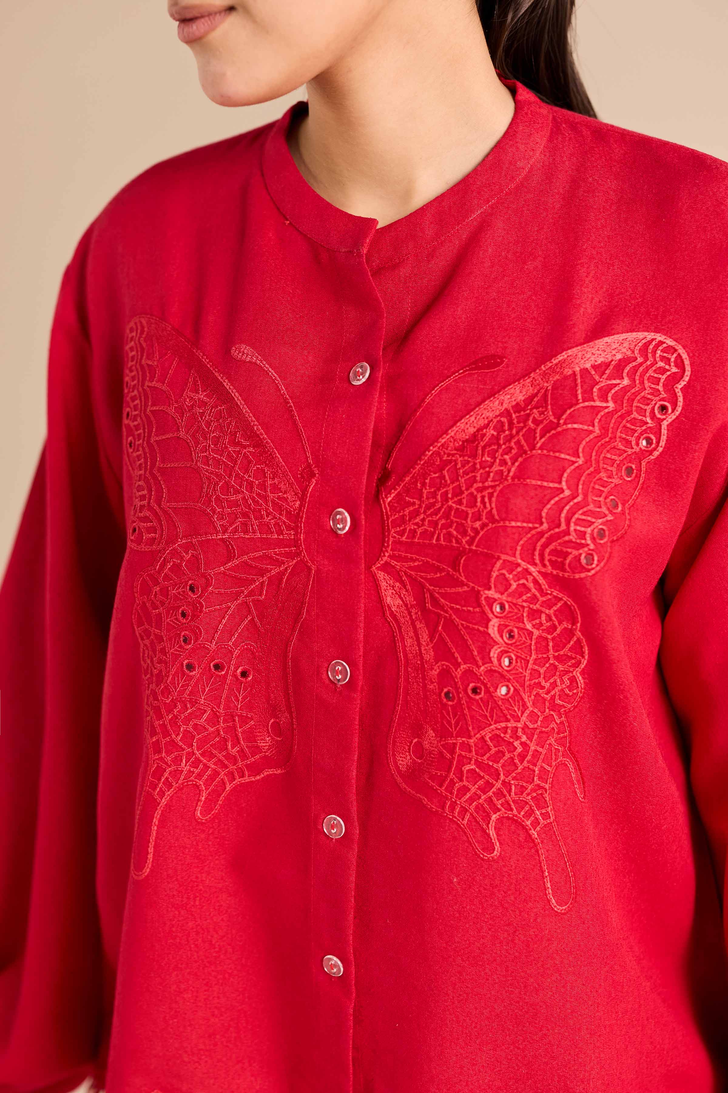 Embroidered Tunic - AW25-51 for Women - Pret Collection | Nishat | Shop Online