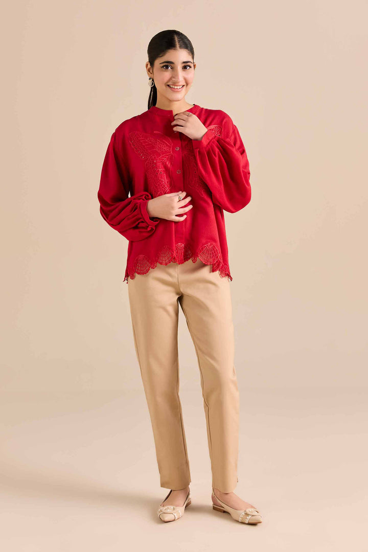 Embroidered Tunic - AW25-51 for Women - Pret Collection | Nishat | Shop Online