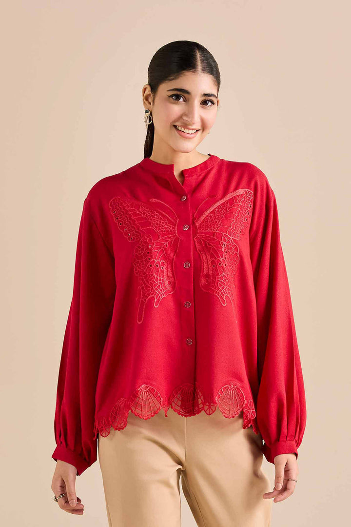Embroidered Tunic - AW25-51 for Women - Pret Collection | Nishat | Shop Online