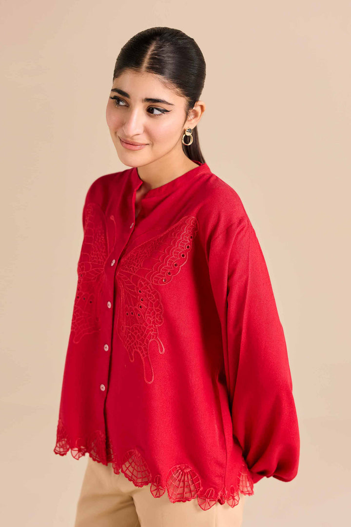 Embroidered Tunic - AW25-51 for Women - Pret Collection | Nishat | Shop Online